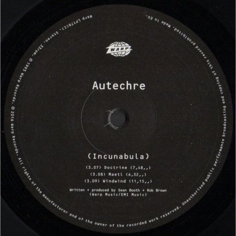 Autechre - Incunabula (0801061801717) виниловая пластинка - фото 5