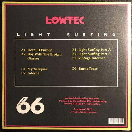 Lowtec - Light Surfing (4260544827129) виниловая пластинка - фото 2