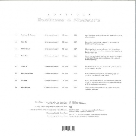 Lovelock - Business &amp; Pleasure (4251804186292) виниловая пластинка - фото 2