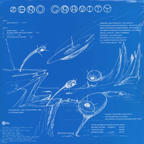 Nik Raicevic - Zero Gravity (4040824087586) виниловая пластинка - фото 3