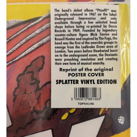 The Deviants - Ptooff (5060672881463) виниловая пластинка - фото 6