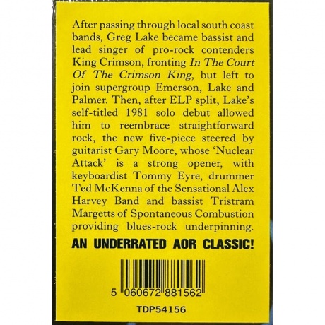 Greg Lake - Greg Lake (5060672881562) виниловая пластинка - фото 6