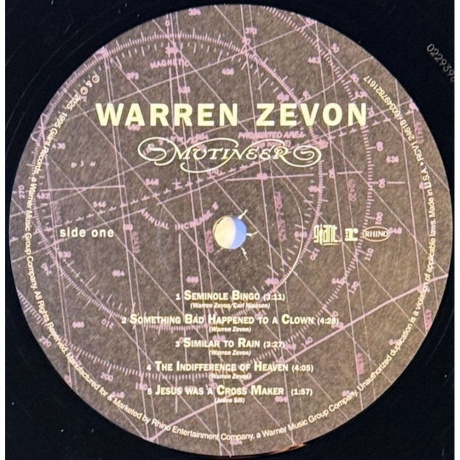 Warren Zevon - Mutineer (0603497821617) виниловая пластинка - фото 3
