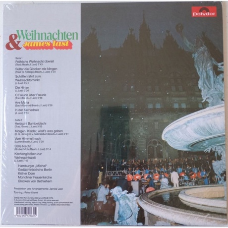 James Last - Weihnachten &amp; James Last (Coloured) (0602458121605) виниловая пластинка - фото 2