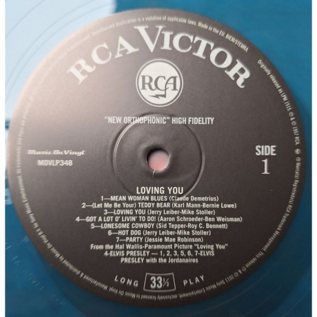 Elvis Presley - Loving You (Coloured) (8719262040465) виниловая пластинка - фото 2