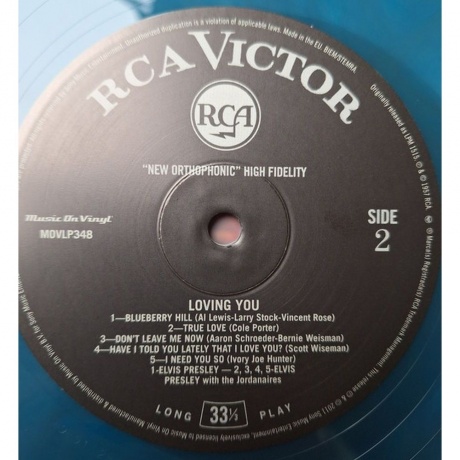 Elvis Presley - Loving You (Coloured) (8719262040465) виниловая пластинка - фото 3