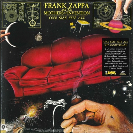 Frank Zappa - One Size Fits All (Coloured) (0602475865988) виниловая пластинка