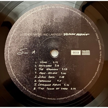 Stephan Moccio - Legends, Myths And Lavender (0602455577337) виниловая пластинка - фото 4