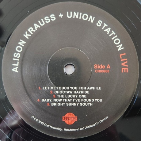 Alison Krauss - Live (0888072721272) виниловая пластинка - фото 7
