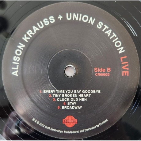 Alison Krauss - Live (0888072721272) виниловая пластинка - фото 8