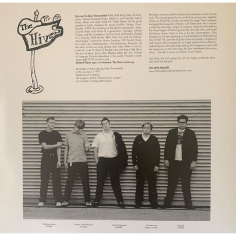 The Hives - Barely Legal (Coloured) (0045778204007) виниловая пластинка - фото 4