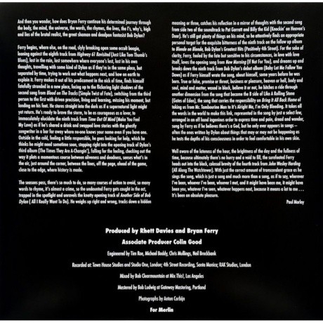 Bryan Ferry - Dylanesque (Coloured) (4099964164725) виниловая пластинка - фото 7