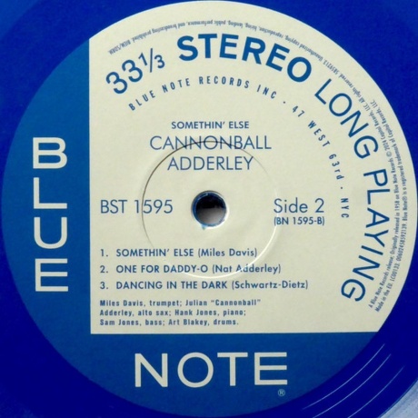 Cannonball Adderley - Somethin' Else (Coloured) (0602458592139) виниловая пластинка - фото 4