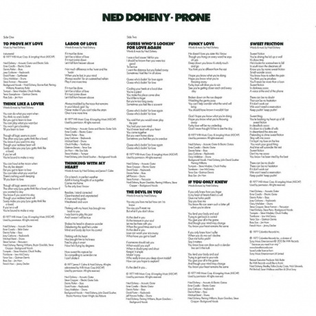 Ned Doheny - Prone (8713748984564) виниловая пластинка - фото 6