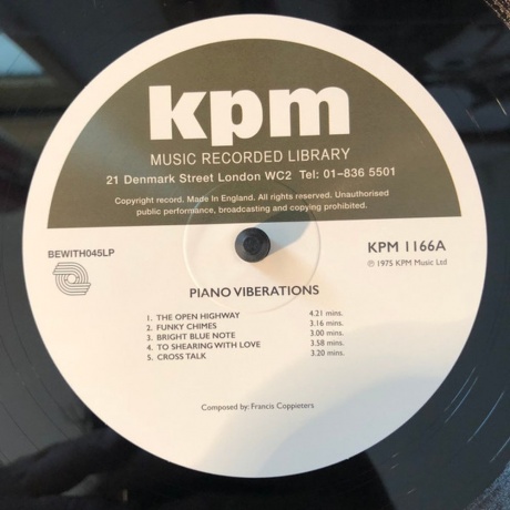 Francis Coppieters - Piano Viberations (4260544825958) виниловая пластинка - фото 3