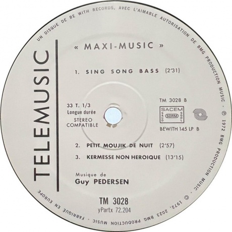 Guy Pedersen - Maxi Music (4251804140225) виниловая пластинка - фото 4