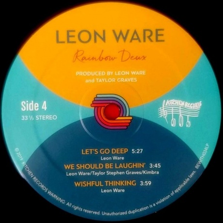 Leon Ware - Rainbow Deux (4251648412205) виниловая пластинка - фото 6