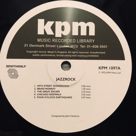 John Cameron - Jazzrock (4251648411949) виниловая пластинка - фото 3