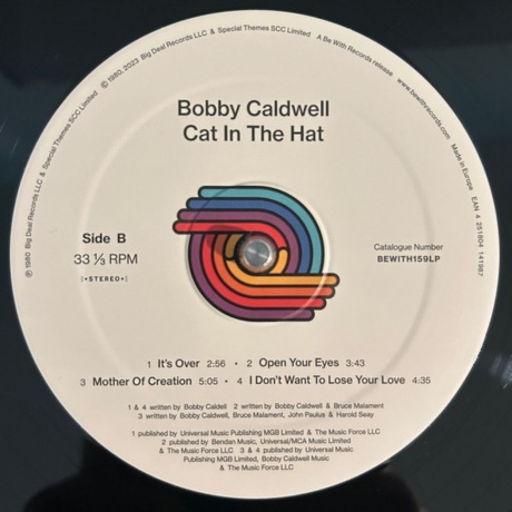 Bobby Caldwell - Cat In The Hat (4251804141987) виниловая пластинка - фото 5
