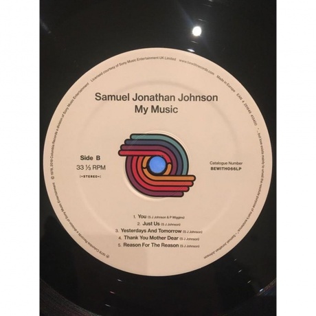 Samuel Jonathan Johnson - My Music (4251648413400) виниловая пластинка - фото 3