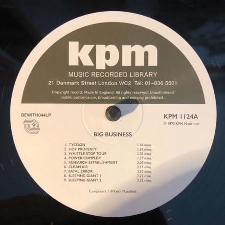 Keith Mansfield - Big Business (4260544825941) виниловая пластинка - фото 3