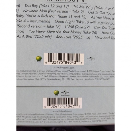 The Beatles - Anthology Collection (Box) (0602475840435) виниловая пластинка - фото 8