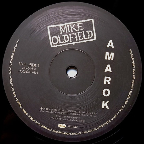 Mike Oldfield - Amarok (Half Speed) (0602478375545) виниловая пластинка - фото 6