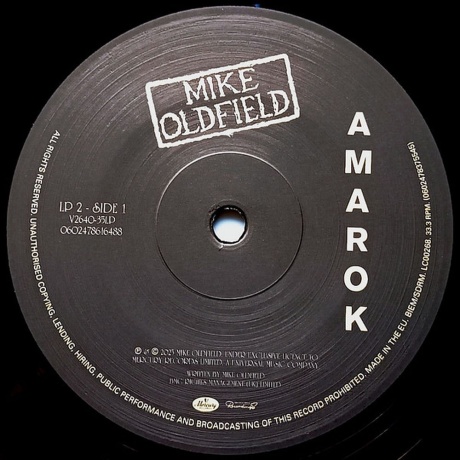 Mike Oldfield - Amarok (Half Speed) (0602478375545) виниловая пластинка - фото 8
