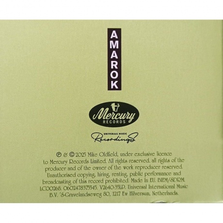 Mike Oldfield - Amarok (Half Speed) (0602478375545) виниловая пластинка - фото 10