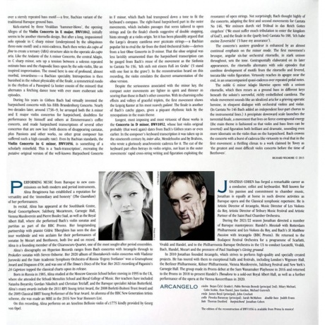 Alina Ibragimova - Bach: Violin Concertos (0034571995809) виниловая пластинка - фото 2