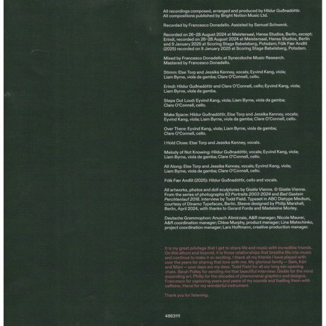 Hildur Gudnadottir - Where To From (Coloured) (0028948631117) виниловая пластинка - фото 13