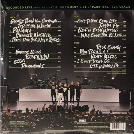 Sammy Hagar - The Residency (Coloured) (0843930137831) виниловая пластинка - фото 2