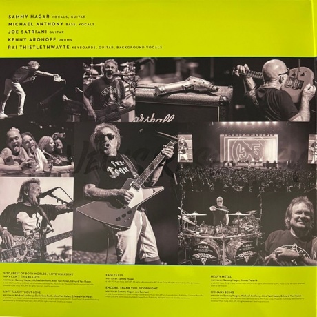 Sammy Hagar - The Residency (Coloured) (0843930137831) виниловая пластинка - фото 4