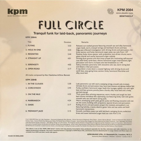 Alan Hawkshaw &amp; Brian Bennet - Full Circle (4260544826023) виниловая пластинка - фото 2