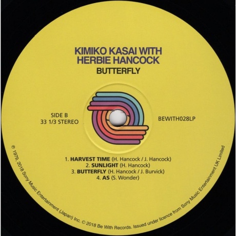 Kimiko Kasai &amp; Herbie Hancock - Butterfly (5050580687448) виниловая пластинка - фото 4