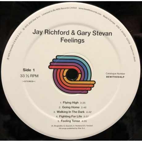 Jay Richford &amp; Gary Stevan - Feelings (4251804123709) виниловая пластинка - фото 3