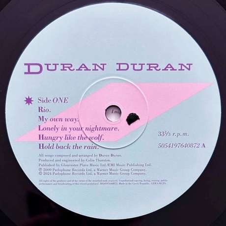 Duran Duran - Rio (5054197640872) виниловая пластинка - фото 2