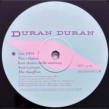 Duran Duran - Rio (5054197640872) виниловая пластинка - фото 3