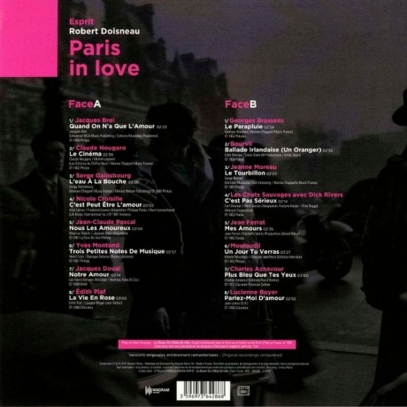 Various Artists - Paris In Love (coloured) (3596973642868) виниловая пластинка - фото 2