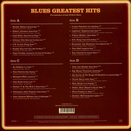 Various Artists - Blues Greatest Hits (3596974697065) виниловая пластинка - фото 2