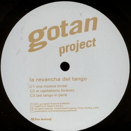 Gotan Project - La Revancha Del Tango (3760038140129) виниловая пластинка - фото 5