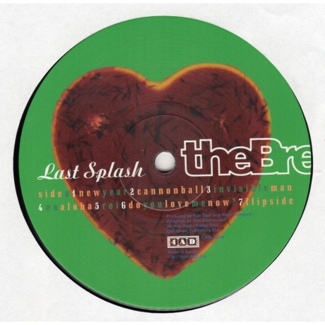 The Breeders - Last Splash (0652637301410) виниловая пластинка - фото 2