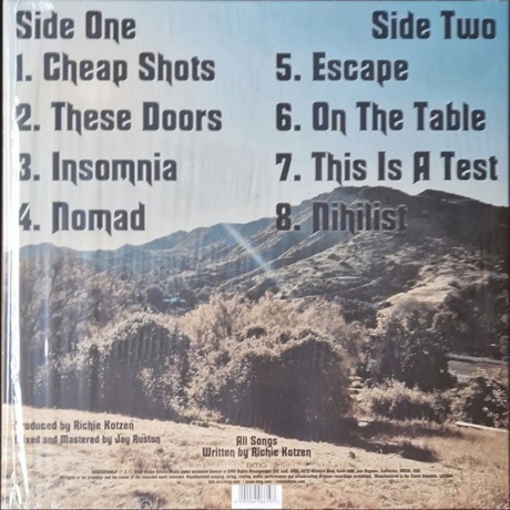 Richie Kotzen - Nomad (coloured) (4099964066197) виниловая пластинка - фото 2