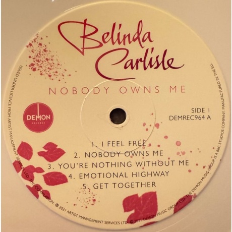 Belinda Carlisle - Nobody Owns Me (coloured) (5014797906556) виниловая пластинка - фото 3