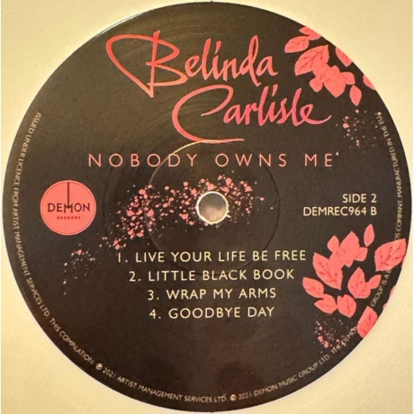 Belinda Carlisle - Nobody Owns Me (coloured) (5014797906556) виниловая пластинка - фото 4