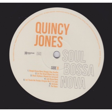 Quincy Jones - Soul Bossa Nova (3596973499264) виниловая пластинка - фото 4