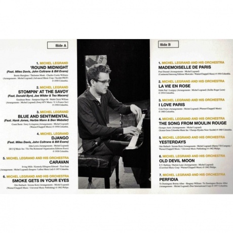 Michel Legrand - I Love Jazz (3596973665263) виниловая пластинка - фото 2