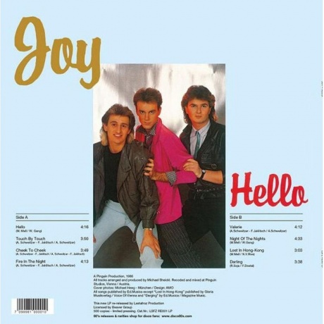 Joy - Hello! (7099981000010) виниловая пластинка - фото 2