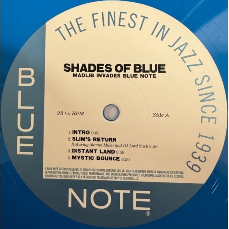 Madlib - Shades Of Blue (0602465950687) виниловая пластинка - фото 4