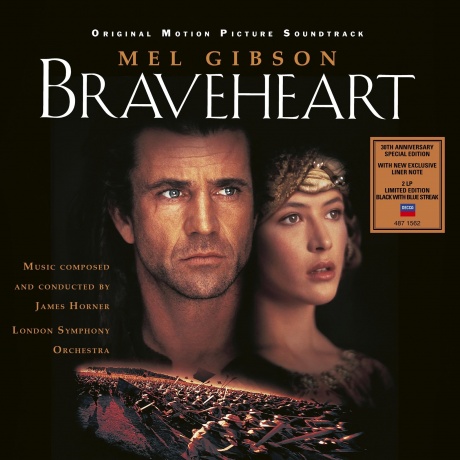 OST - Braveheart (30Th Anniversary) (Blue Streak) (0028948715626) виниловая пластинка - фото 1